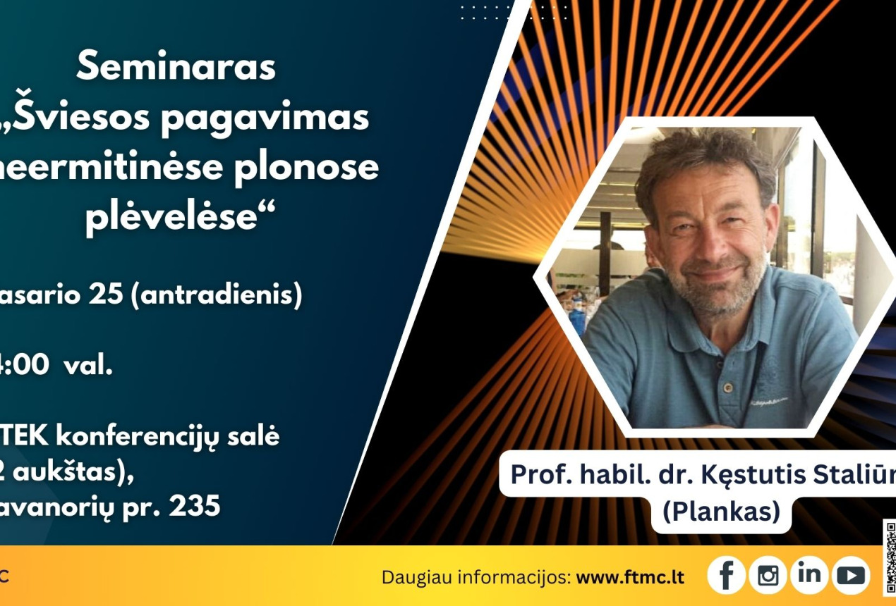 Prof. Dr habil. Kęstutis Staliūnas (Plankas). Photo from personal archive