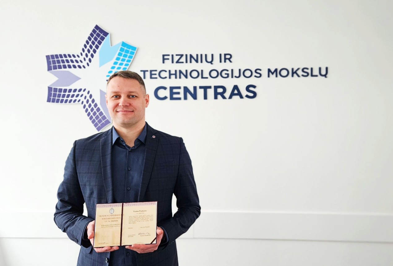 Dr. Vaidas Pudžaitis. Photo: FTMC