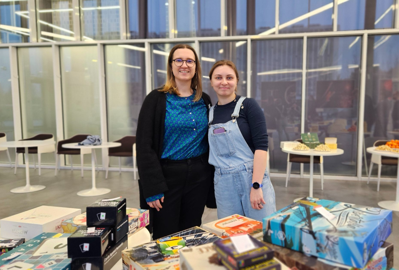 Dr. Karolina Maleckaitė-Mačiulė ir dr. Rusnė Ivaškevičiūtė-Povilauskienė. FTMC nuotrauka