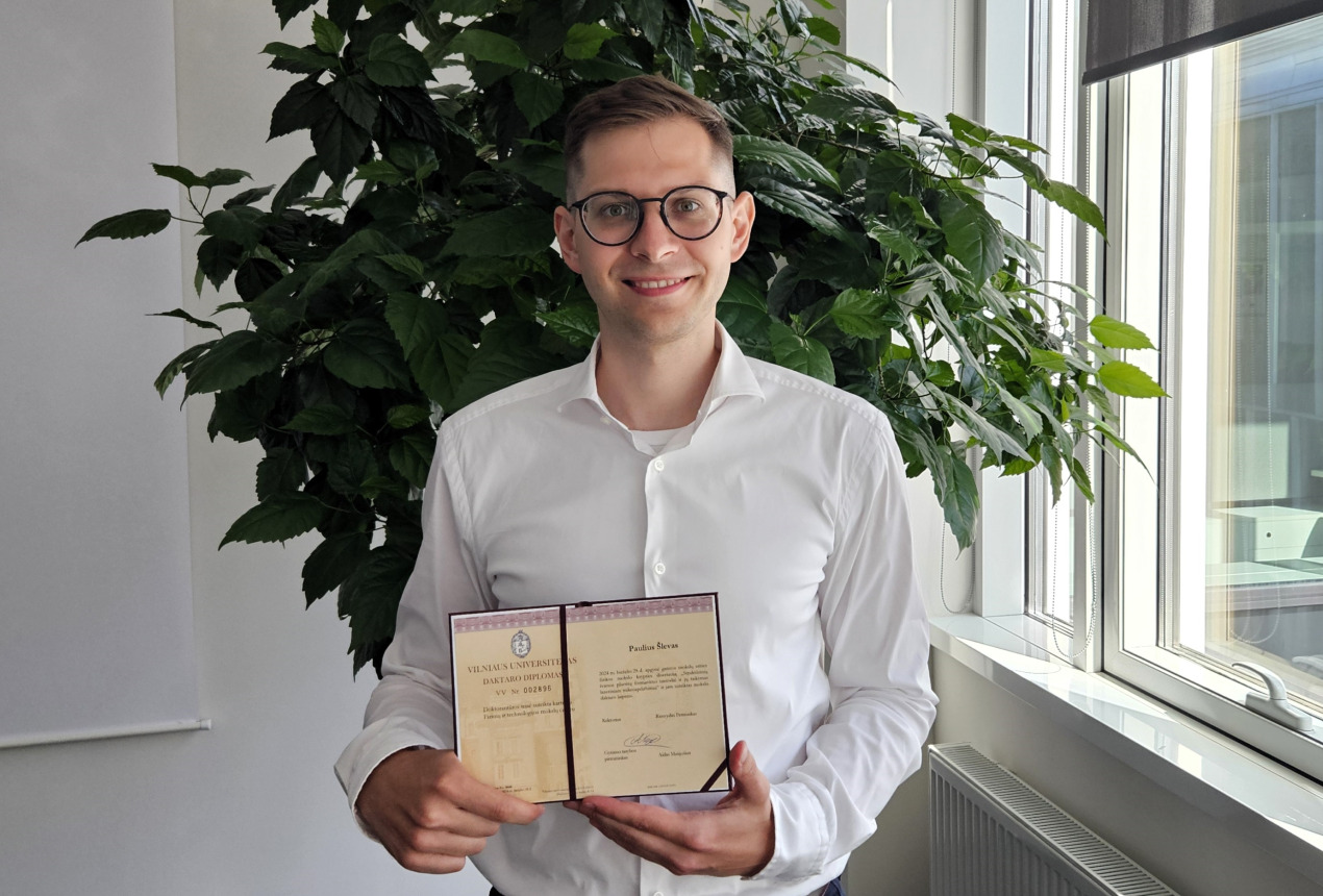 Dr. P. Šlevas. FTMC nuotrauka.