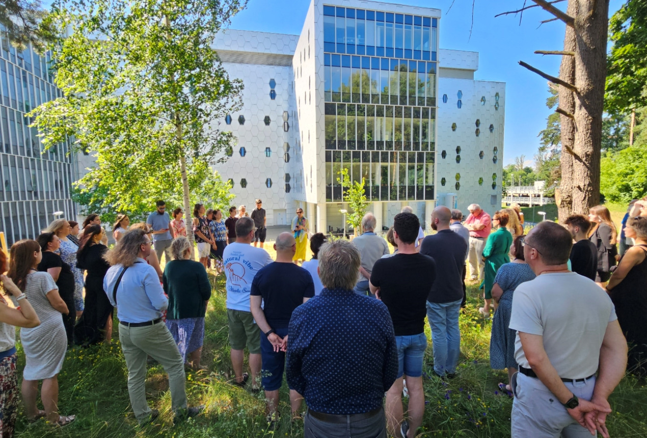 Atminimo medelių sodinimas. FTMC nuotrauka.