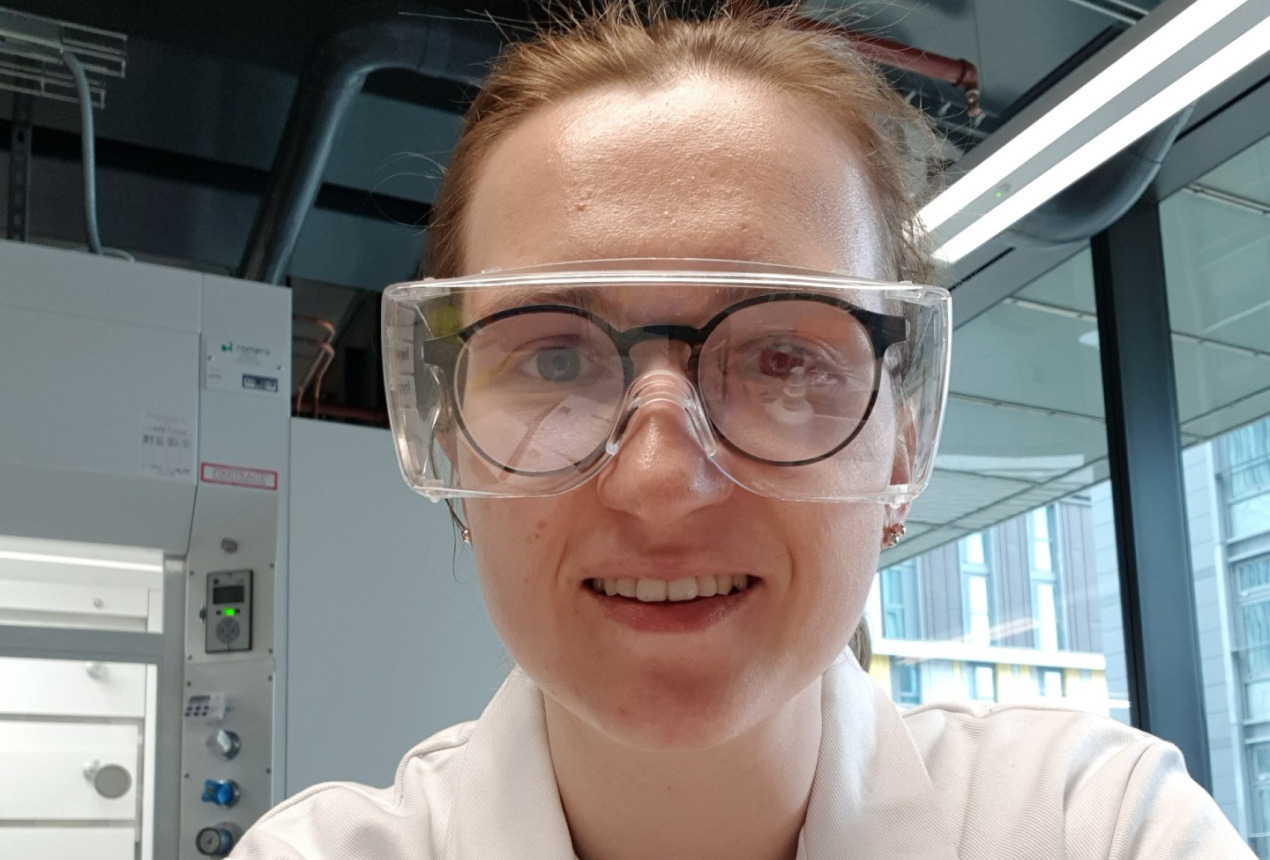 Dr. Karolina Maleckaitė-Mačiulė stažuotės Londono imperatoriškajame koledže metu. Asmeninio archyvo nuotrauka