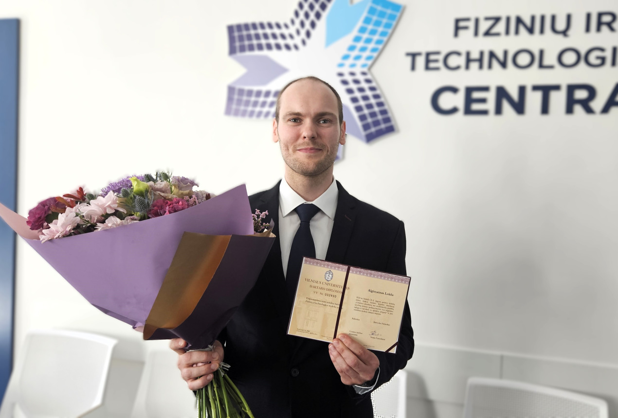 Dr. A. Lukša. FTMC nuotrauka