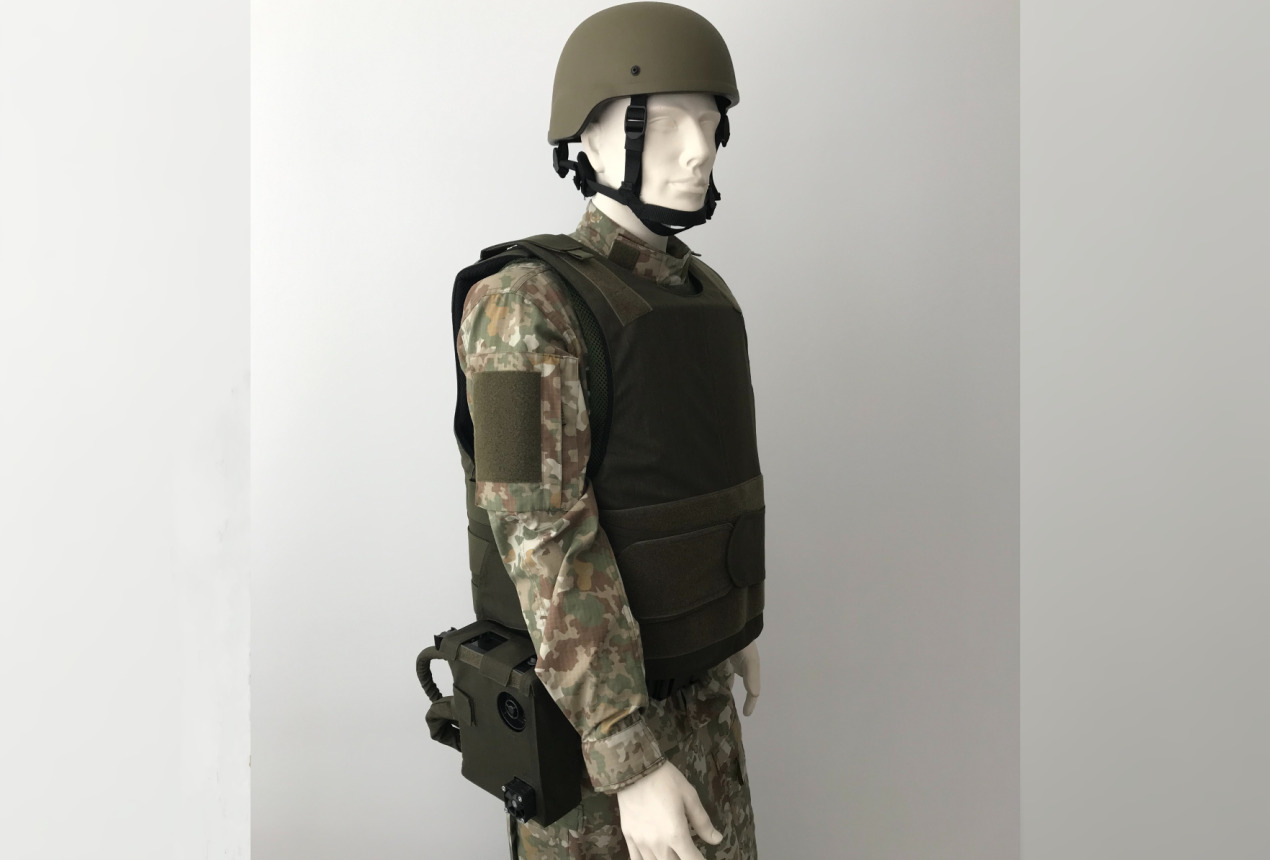 The smart vest made by FTMC researchers. Photo: FTMC