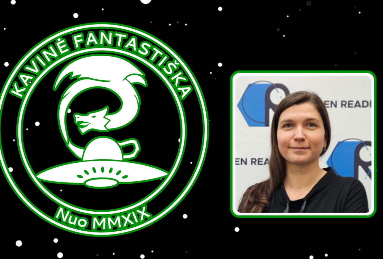 Tinklalaidės „Kavinė fantastiška“ iliustracija ir FTMC nuotrauka