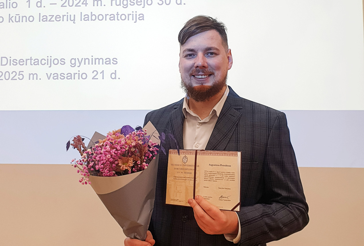 Dr Augustinas Petrulėnas. Photo: FTMC