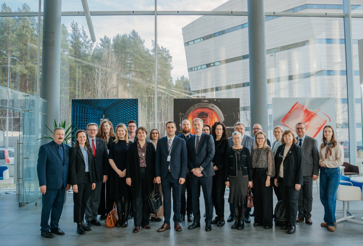 FTMC team welcomes diplomats from European countries. Photo: Judita Vadeikė